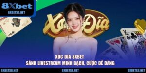 Xóc Dĩa 8XBET - Sảnh Livestream Minh Bạch, Cược Dễ Dàng
